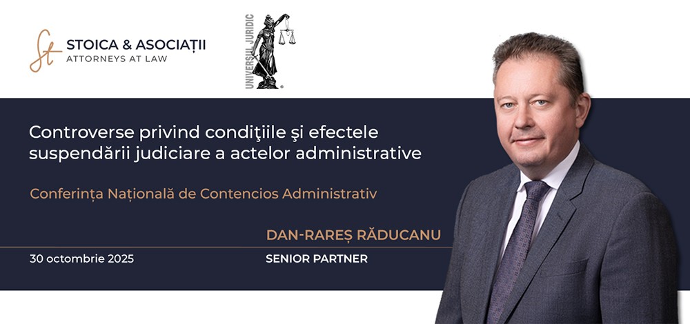 Dan-Rareș Răducanu –  speaker în conferința de contencios administrativ